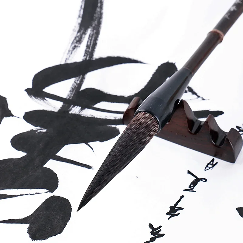 Chinese Calligraphy Pen Brush Large Running Script Cursive Long Brush Mixed Hair Hopper-shaped Calligraphie Painting Pen