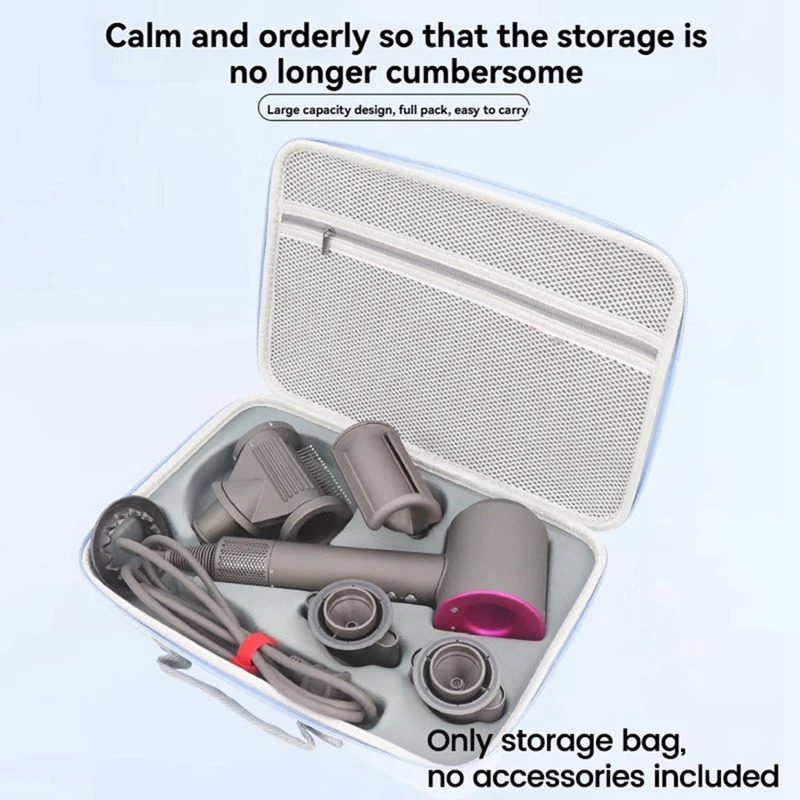 Travel Carrying Case For Dyson HD01/02/03/08/12/15 / Laifen LF03 /SE 2/ SE Hair Dryer Portable Storage Box Shockproof B