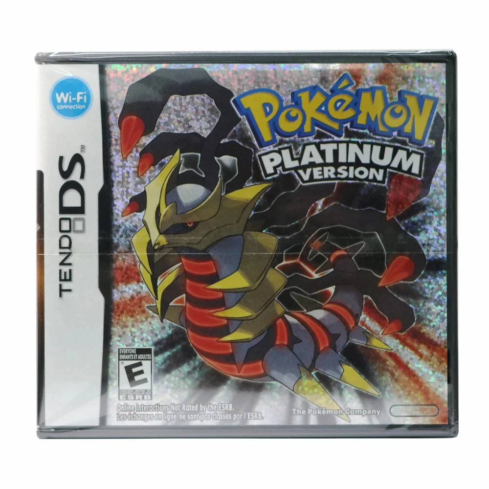 New Sealed Pack Pokemon Platinum Pearl Diamond Mario Kart Game Cartridge Video Game Console Card with Box and Manual for NDS