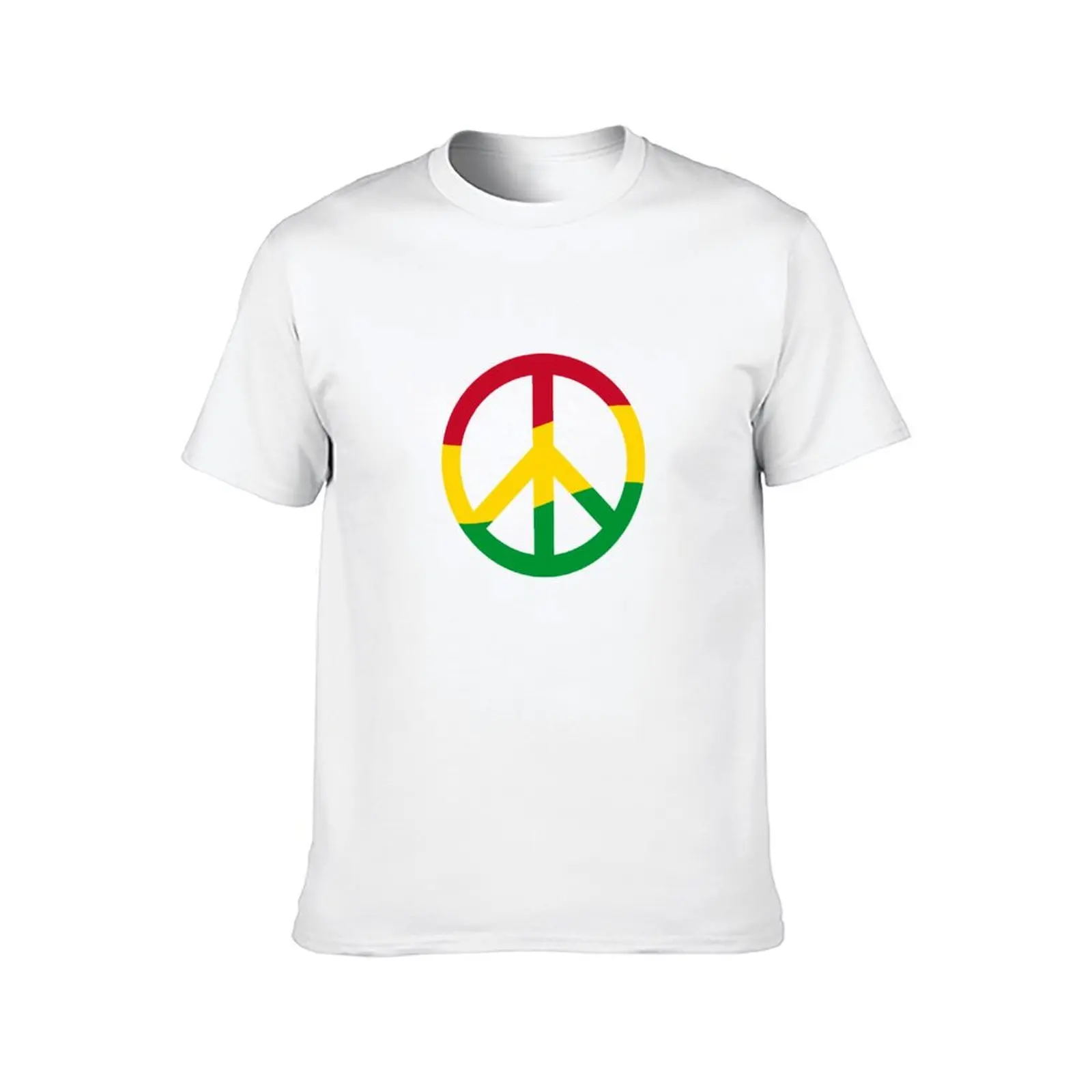 Peace Sign Rastafarian Reggae Music Peace Pace T-Shirt basketball graphic tees cute clothes summer top Men's clothing