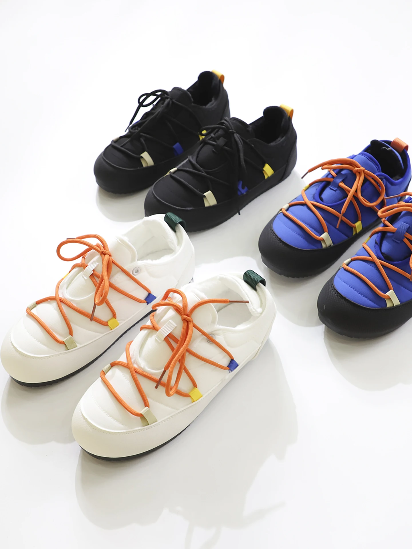 

Мужские зимние ботинки Dopamine: утепленные флисом, нескользящие, в форме хлеба, для снега, повседневные, удобные, теплые