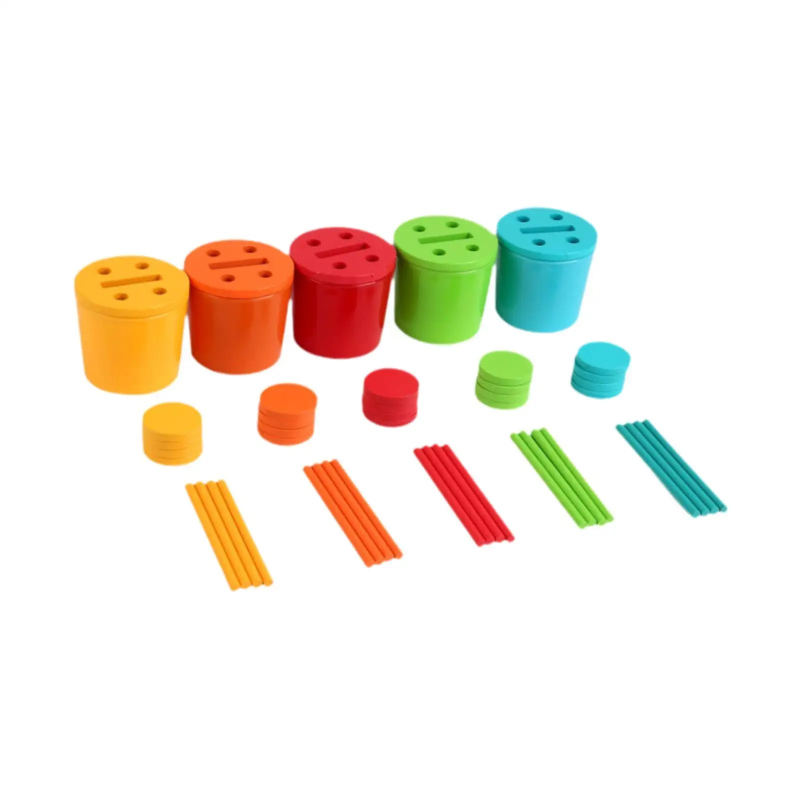 Brinquedos de classificação de cores para maiores de 3 anos Jogo de correspondência para irmãos mais jovens fora