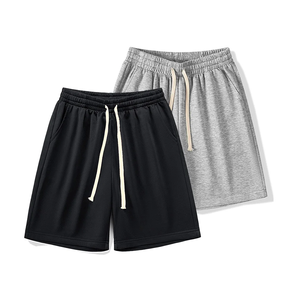 Summer New Drawstring Shorts Men Casual Jogger Sweathshorts Casual Classic Workout Gym Running Sports Board Shorts