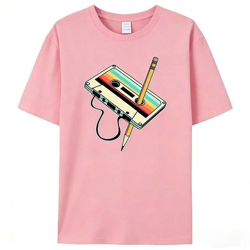 Men Short Sleeve Vintage T-Shirt Clothing Vintage Outdoor Fitness Breathable Fabric Hip Hop Simple StylishComfortable Round Neck image 6