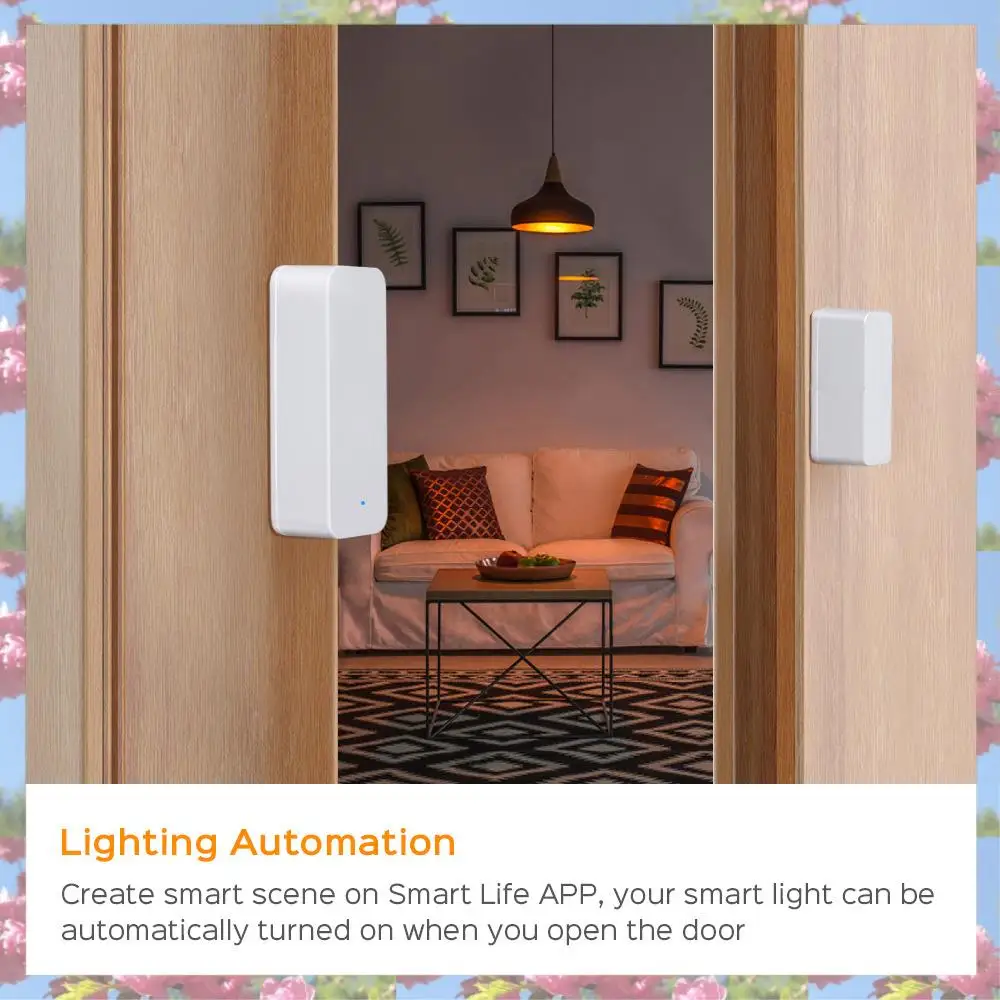 L72A-TUYA Zigbee 3.0 สมาร์ทเซ็นเซอร์ประตูหน้าต่าง Zigbee 3.0 การเชื่อมต่อไร้สายมัลติฟังก์ชั่นสําหรับสมาร์ท Echo Hub Smartlife App