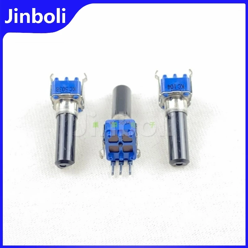 2PCS RK09 Stepping Type 3Pins A50K B50K A100K Power Amplifier Mixer Volume Potentiometer