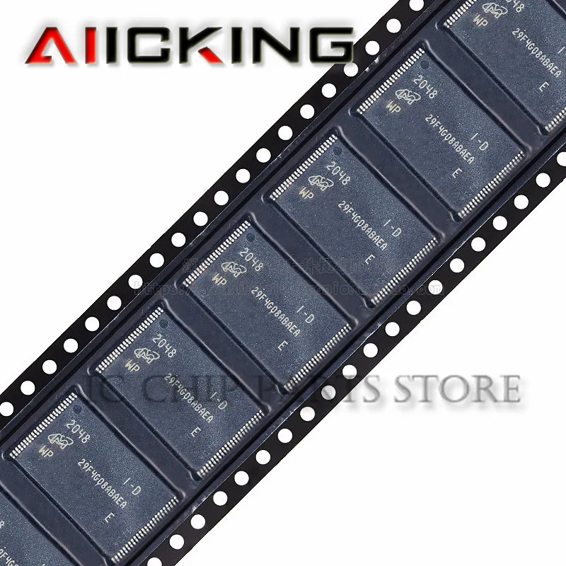 MT29F4G08ABAEAWP:E, TSOP-48 SLC NAND 플래시, 병렬 3.3V, 4Gbit, 512M x 8 비트, 48 핀 TSOP, 정품 IC 칩, 주식 있음, 5 개/로트