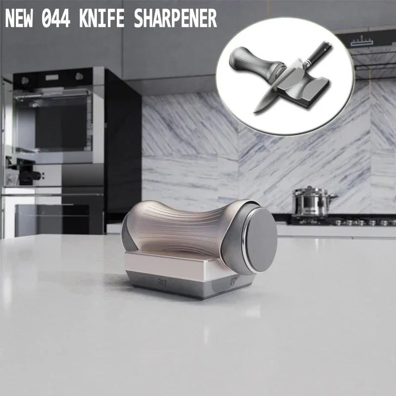 2024 New 044 Knife Sharpener Professional Knife Sharpener Kitchen Magnetic Drum Sharpener Removable Sharpening Stone