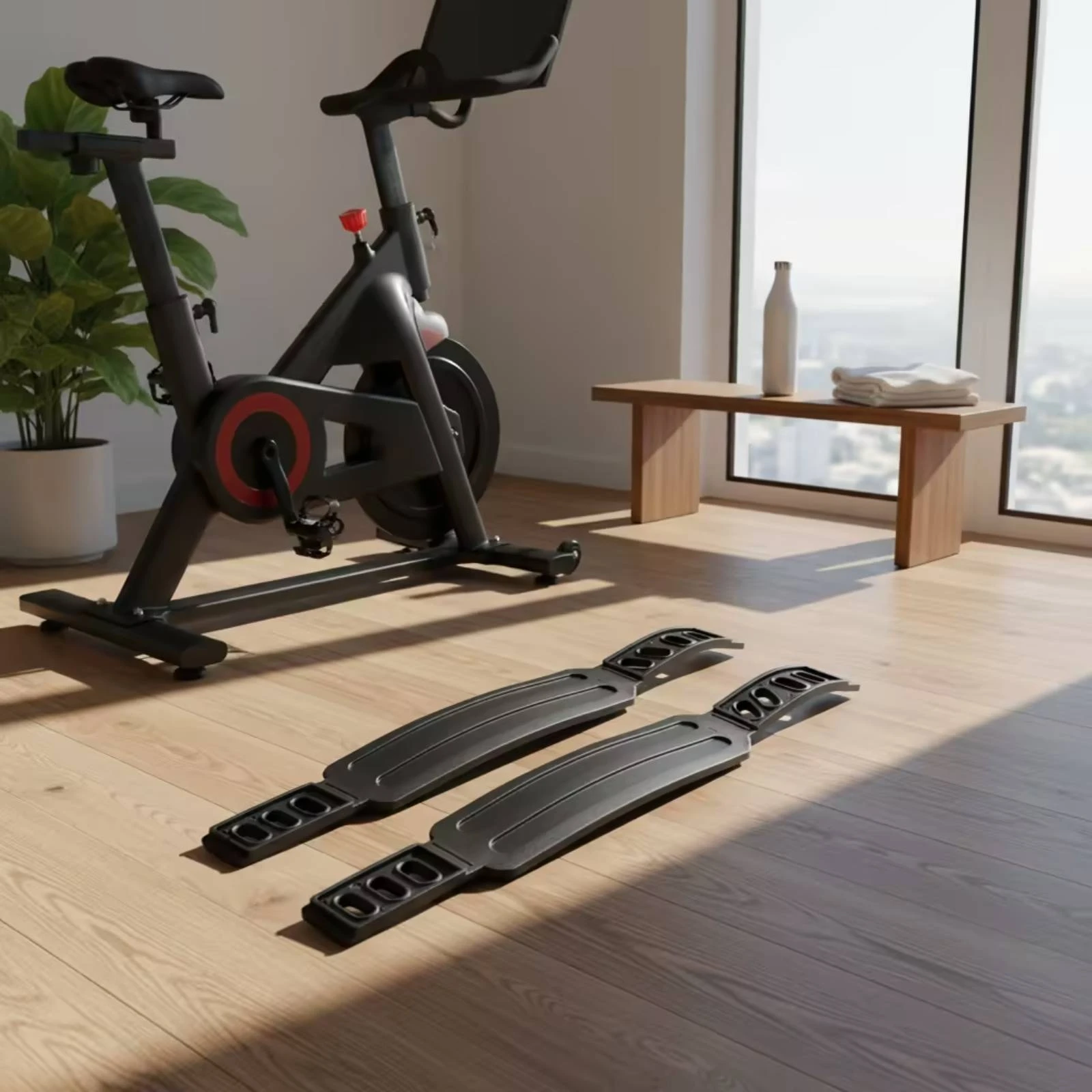 사이클 페달 스트랩 고무 자전거 페달 스트랩 피트니스  - Home Gym Bike 리뷰 및 가격