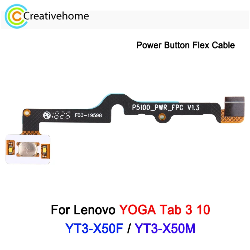 Power Button Flex Cable For Lenovo YOGA Tab 3 10 YT3-X50F / YT3-X50M