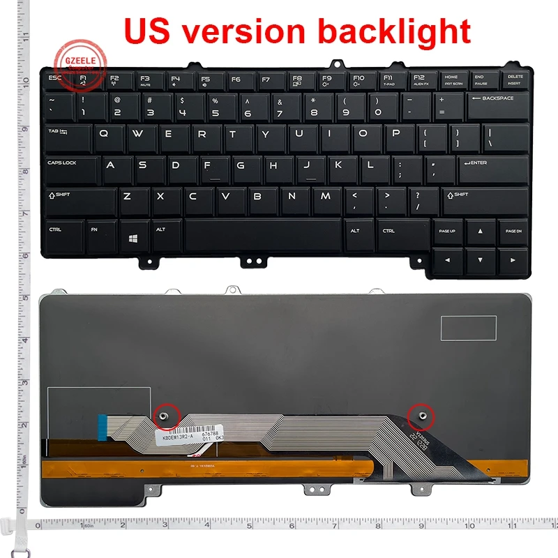 NEW US laptop keyboard For DELL AlienWare 13 R1 R2 15 R2 P42F P42F001 P56G M13X R2 M15X R2 Backlit English