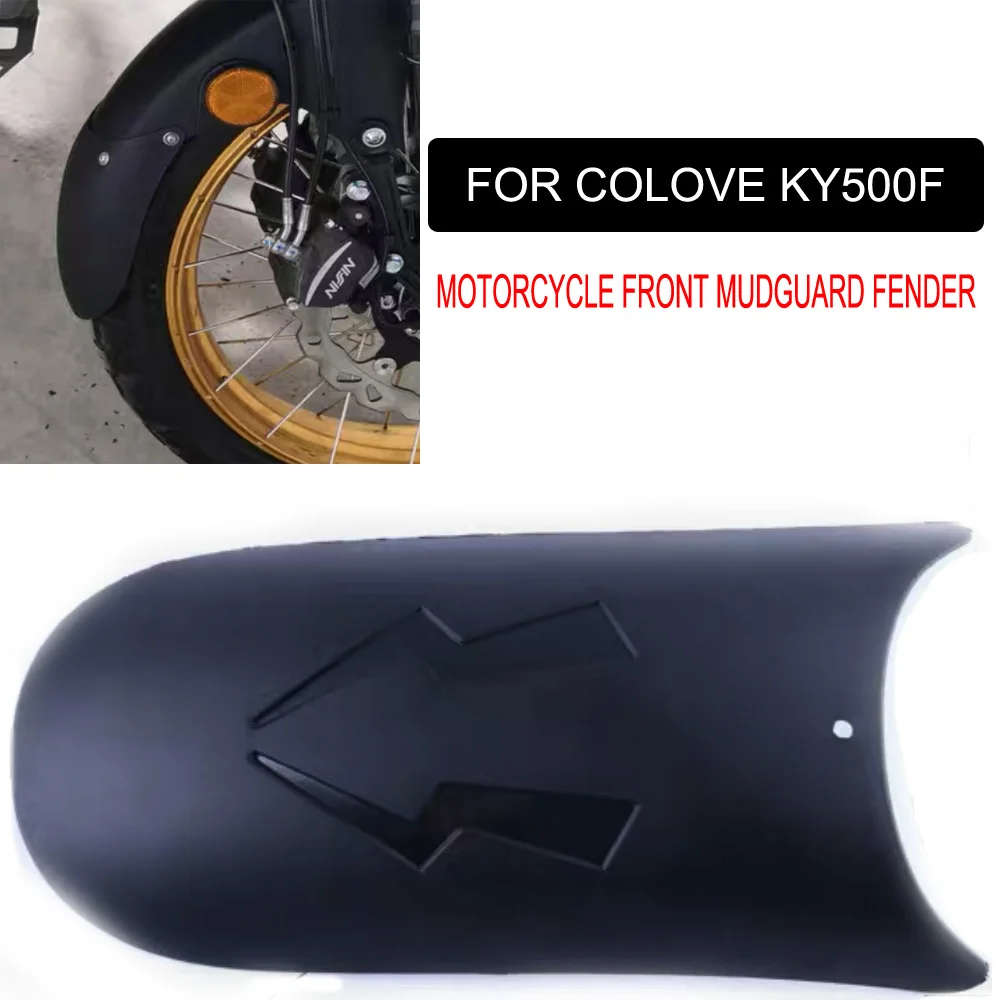 

ABS Plastic For Colove KY500F KY 500F KY500X KY400X Motorcycle Front Mudguard Fender Extender Extension