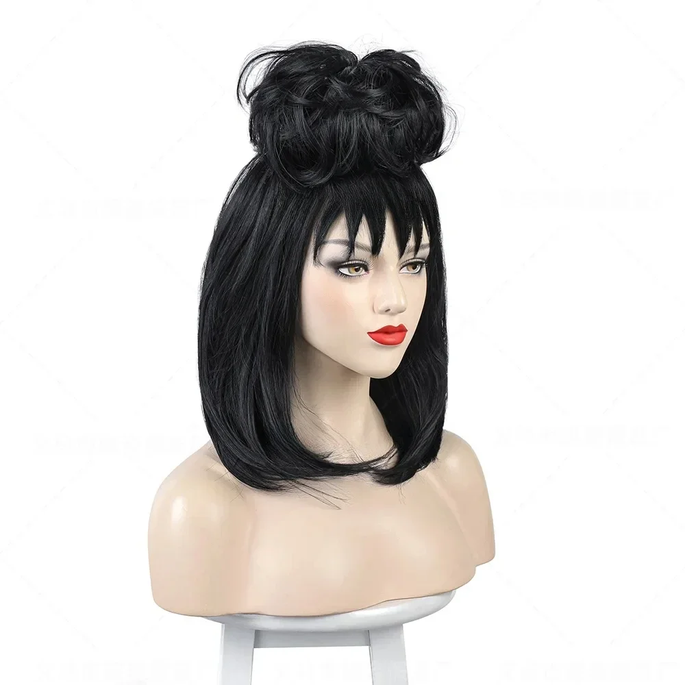 Lydia Deetz-Cosplay Wig for Women, Headgear by The Underworld Mage, Halloween Party Wigs