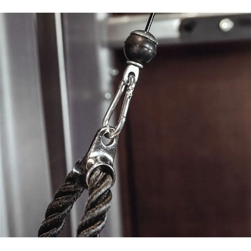 

Oct.144 аксессуары для фитнес-оборудования, черный трос, тросовое оборудование, поддерживающее регулируемый трос 5 мм