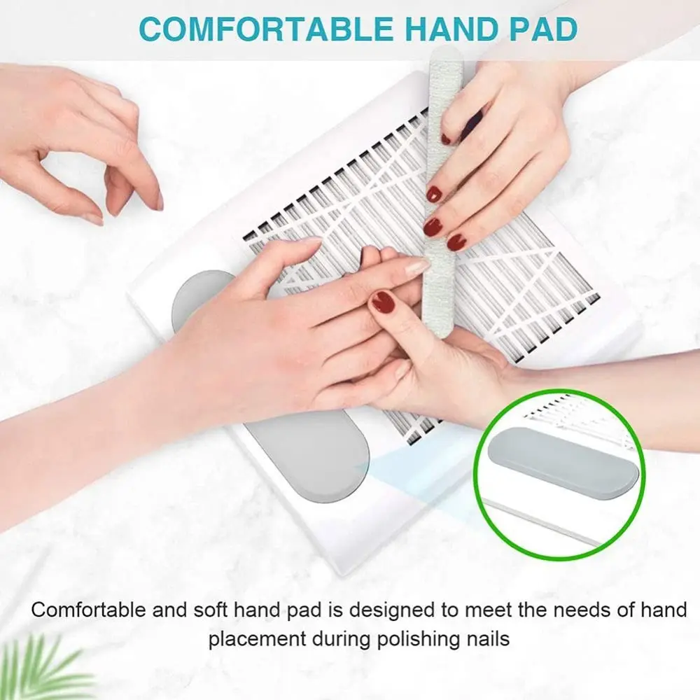 

Portable 80W Nail Vacuum Cleaner Dust Collecto Manicure Tool Nail Dust Collector US Plug Manicure Machine for Professional Use