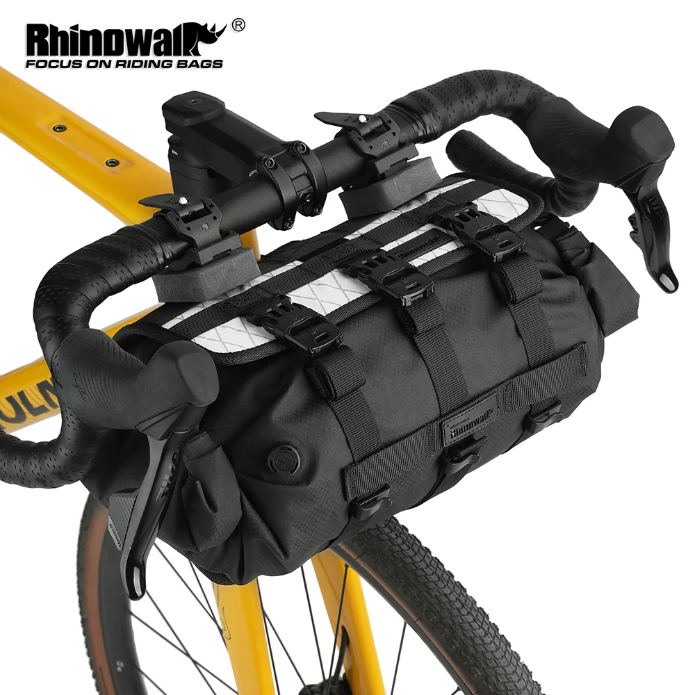 Rhinowalk Bike Handlebar Bag  8L-13L Waterproof For Mtb Road Gravel Bike Bikepacking Removable Dry Bag Front Cycling