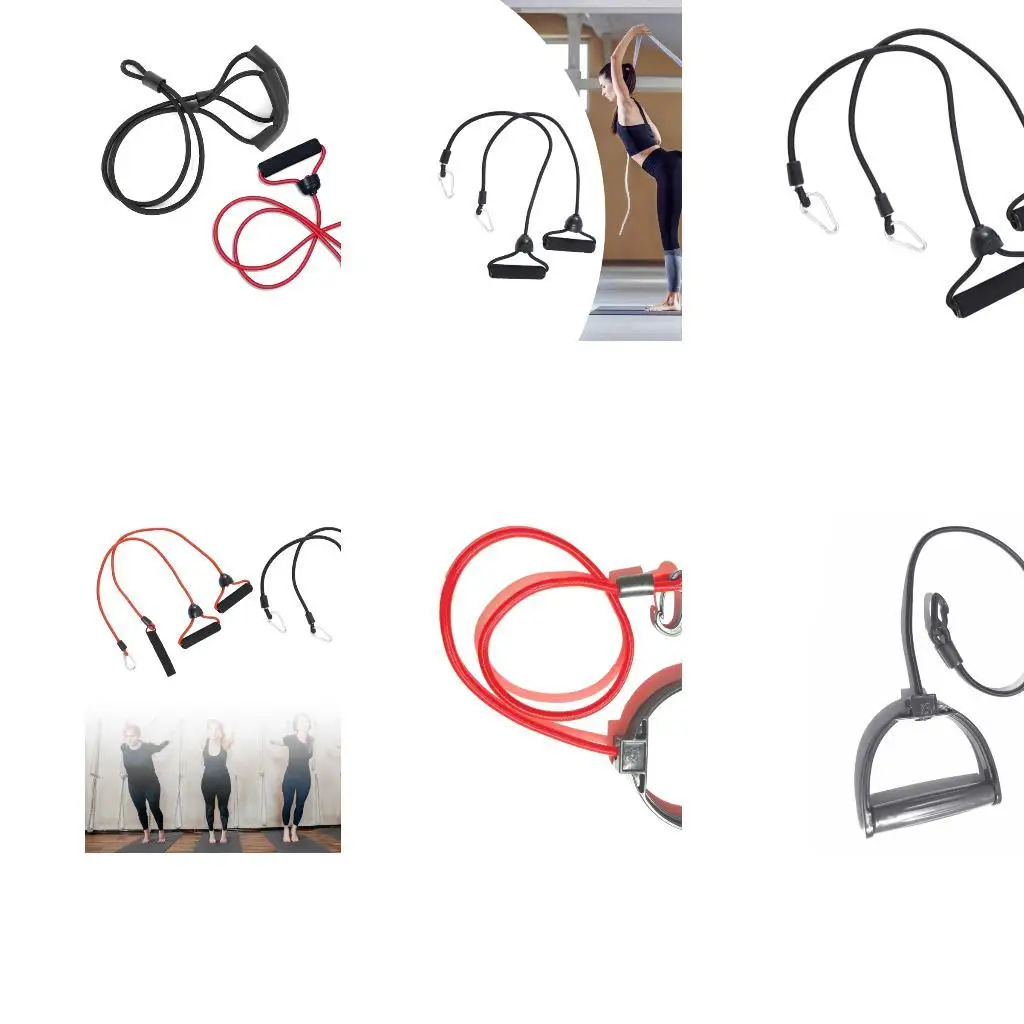 

R6FE 2Pcs Stepper Resistance Band High Elastic Stepper Pull Ropes Exercise Hand Grip Rope for Muscle Toning and Workout