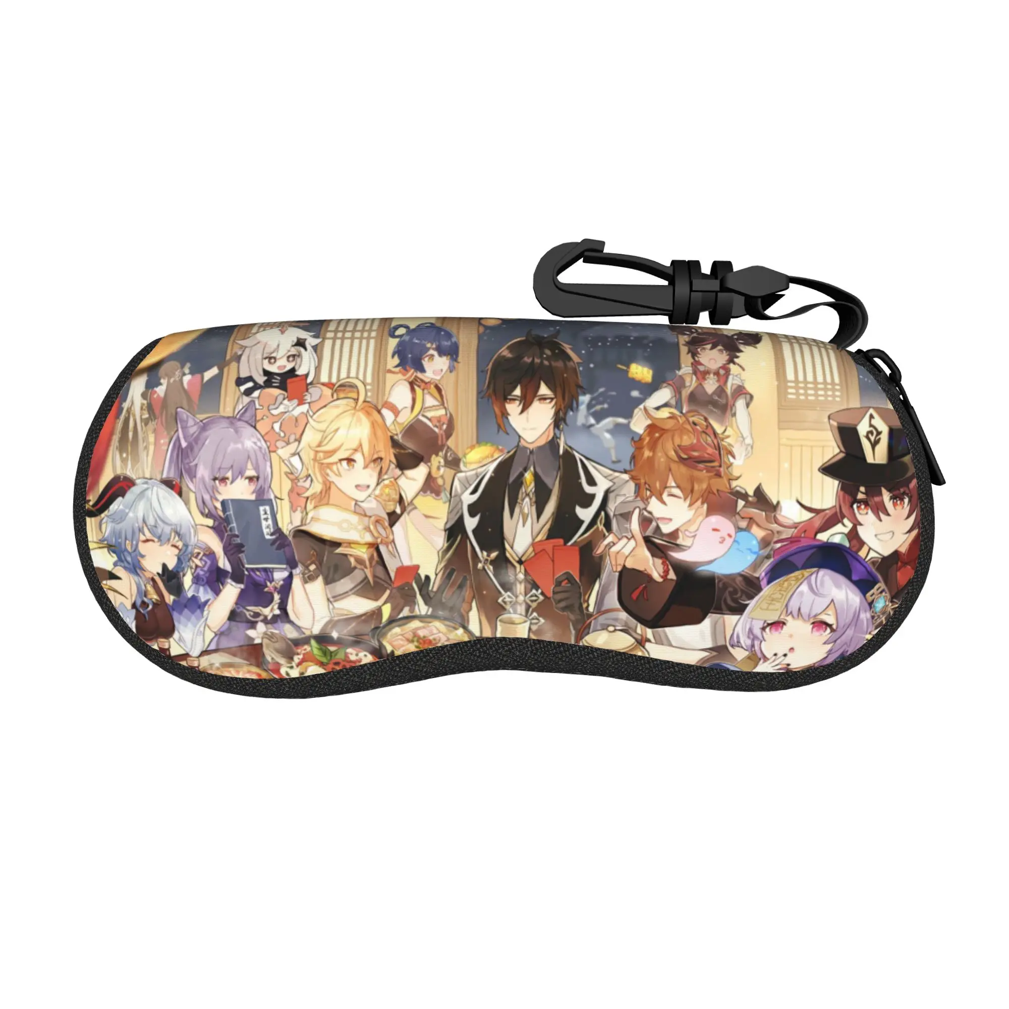 Genshin Impact Glasses Case Girls Student Box  Eyeglasses Protector Ultra Eye Contacts Case