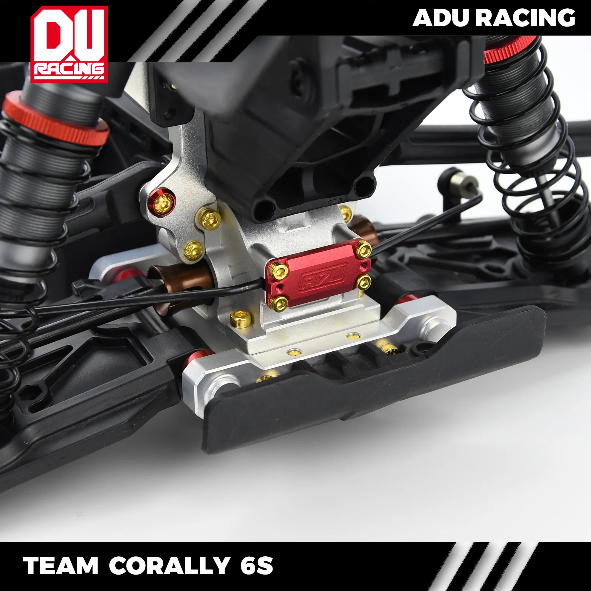 Adu racing getriebe gehäuse set cnc 7075 t6 aluminium für team corally 6s C-00180-033 C-00180-854