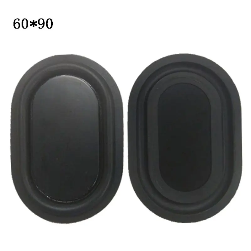 2PCS Oval Bass Diaphragm Rubber Speaker Plate Passive Radiator Auxiliary Bass Vibration Plates 2040-6090