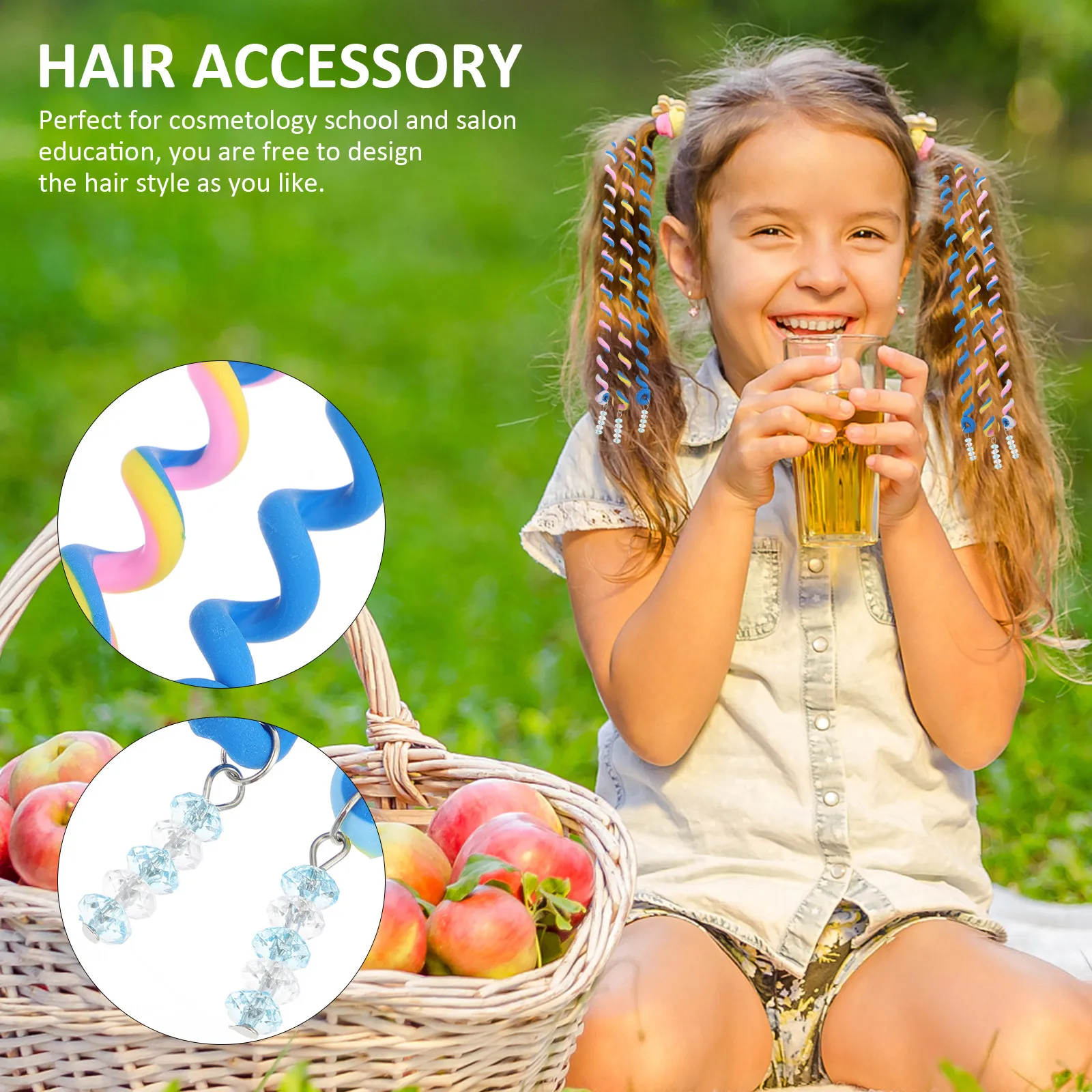 

Набор из 12 разноцветных спиральных заколок для укладки волос, аксессуары для плетения кос, инструмент для создания причесок для девочек, подростков и детей