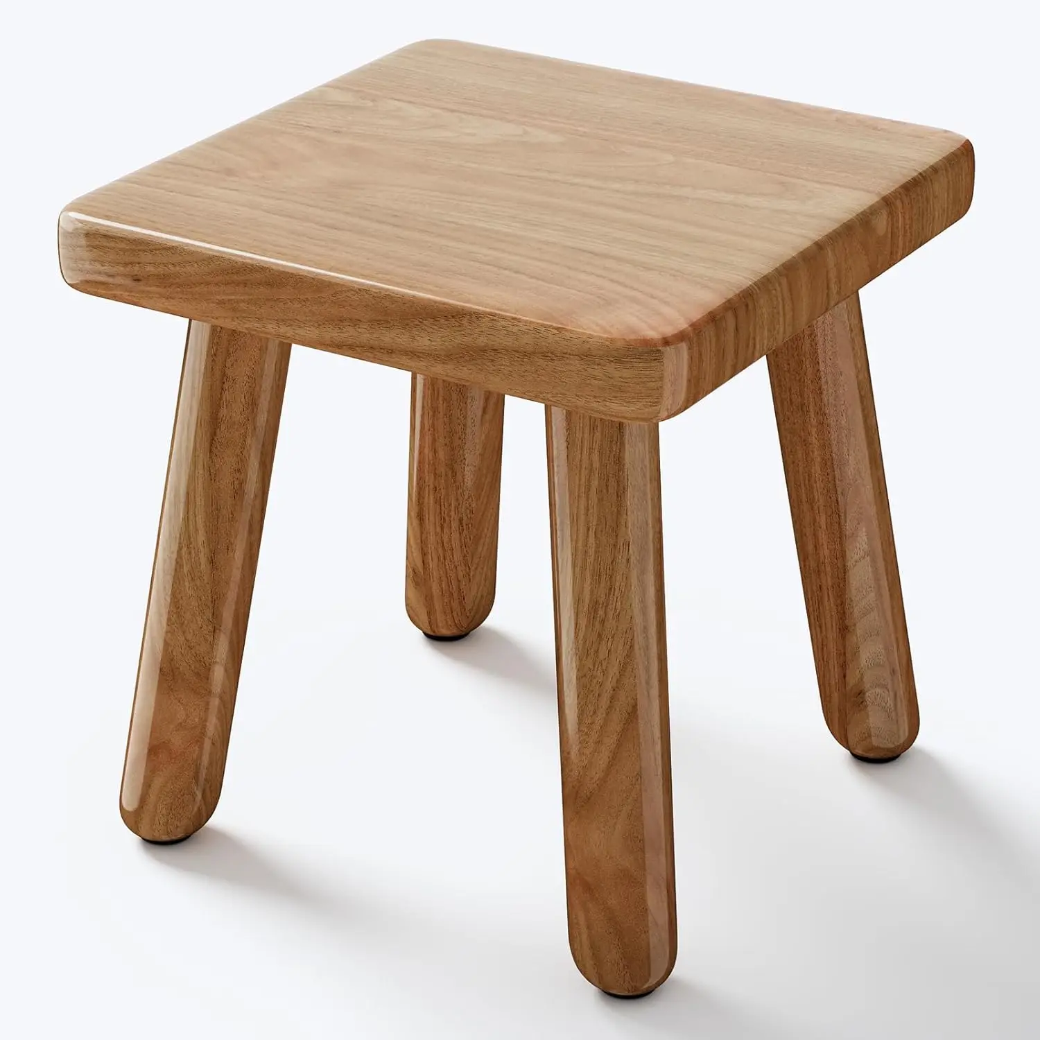 

9 Inch Small Wooden Step Stool, multi-functional footstool, shoe changing stool, indoor plant stand, portable and sturdy