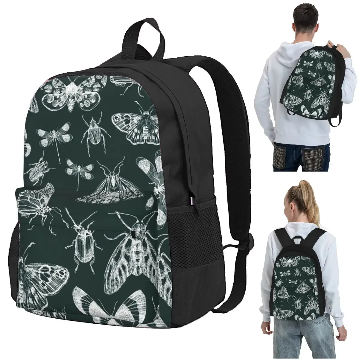 Bug Themed With Insect Patterns Backpack Student BookBag Children School Bag Laptop Shoulder Bags for Boys Girls
