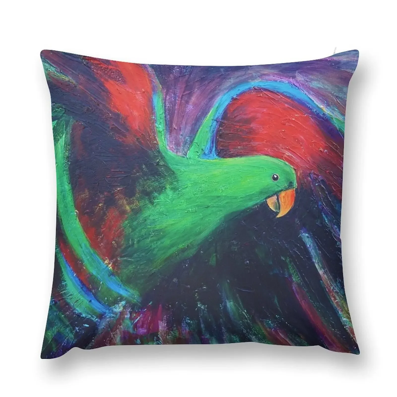 Eclectus parrot Throw Pillow Cushions Cover Cushions For Sofa Rectangular Cushion Cover pillow