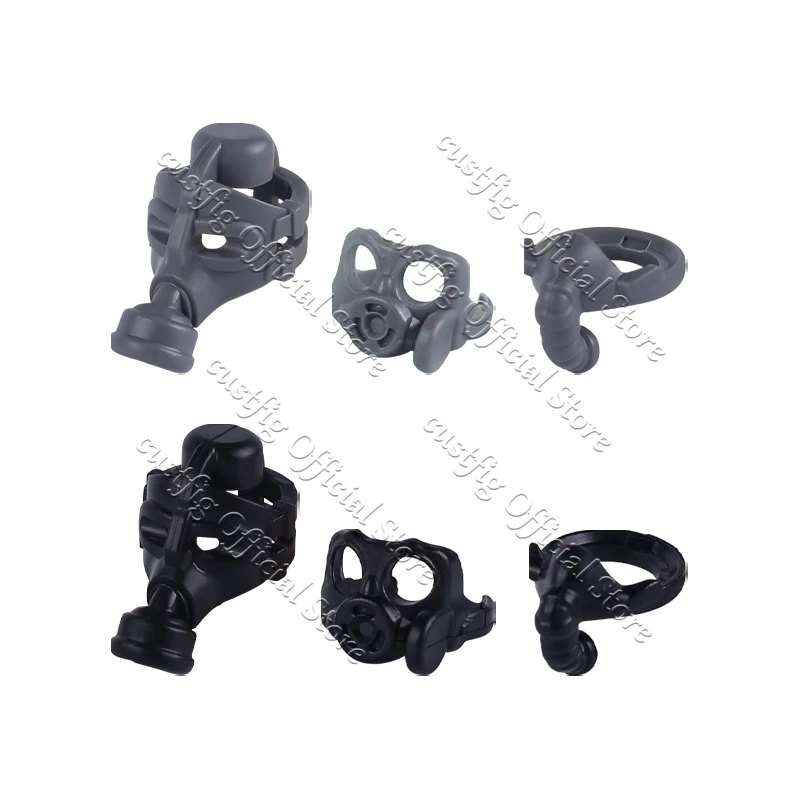 Military Accessories Building Blocks Army Soldiers Arm Box Special Forces Gas Mask Officer Hat Camouflage Helmet Bricks Boy Toys view 2
