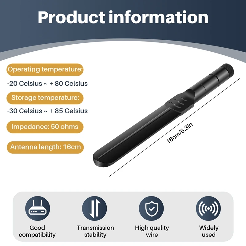 4G LTE Antenna 8Dbi SMA Plug Antenna (2 Pieces) Compatible 4G LTE Router Gateway Home Telephone Hotspot Modem Router