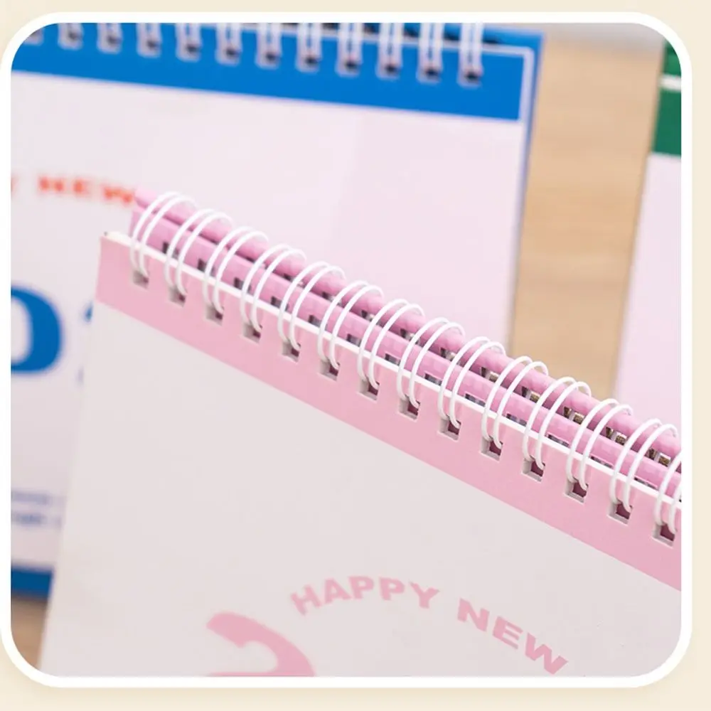 Standing Flip 2025 English Desk Calendar Daily Monthly Table Desktop Calendar Planning Schedule Table Planner