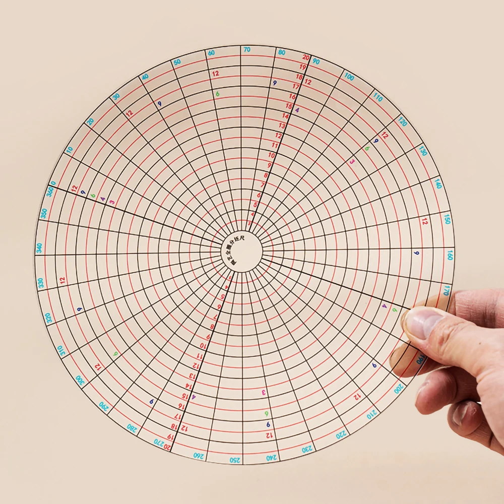 أداة الفخار دائرة كاملة تقسيم حاكم متعدد الوظائف أليكوت رسم الجسم قياس التعادل مقسم دائري للسيراميك