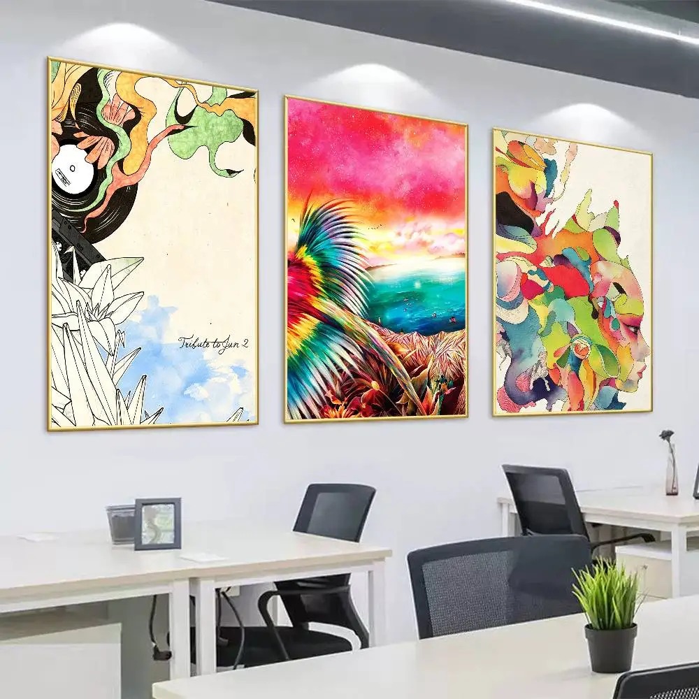 Постер с изображением певца N-NuJAbEs, изображение-сюрприз для украшения дома, настенное искусство для декора кабинета и гостиной