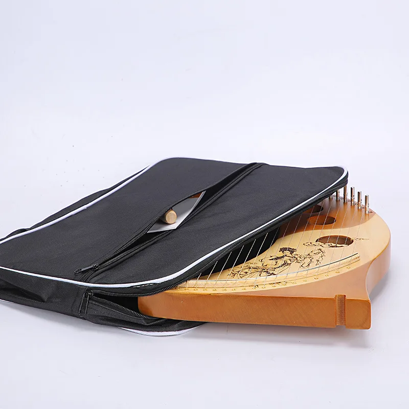 Lyre Harp Handbag 16/19/24 Strings Universal Lyre Harp Storage Bag Lyre Convenient Storage Bag  ﻿