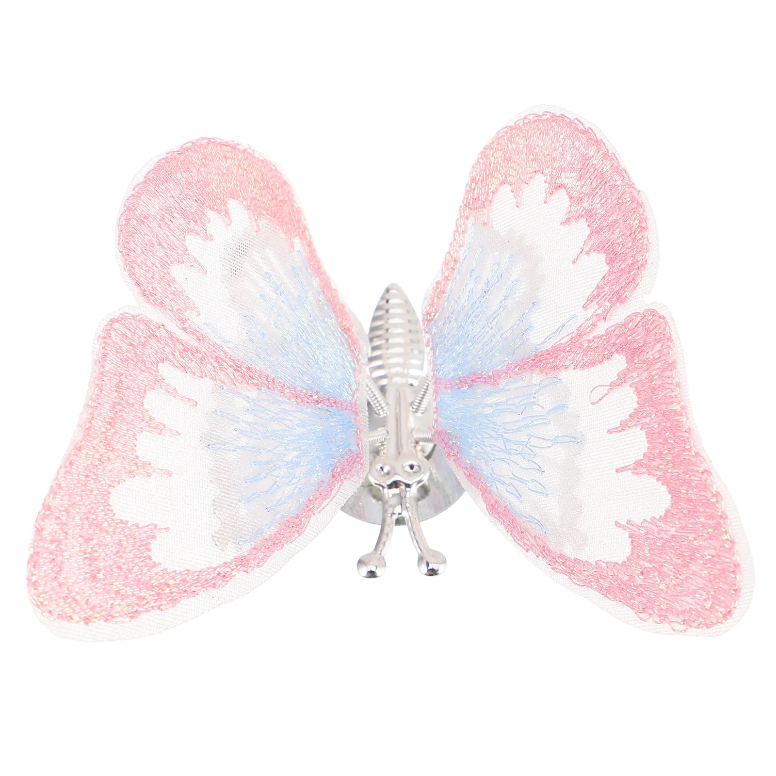 

Elegant Butterfly Ornament Embroidery Decoration Air Vent Sticker Center Ornament Accessories Butterfly Material