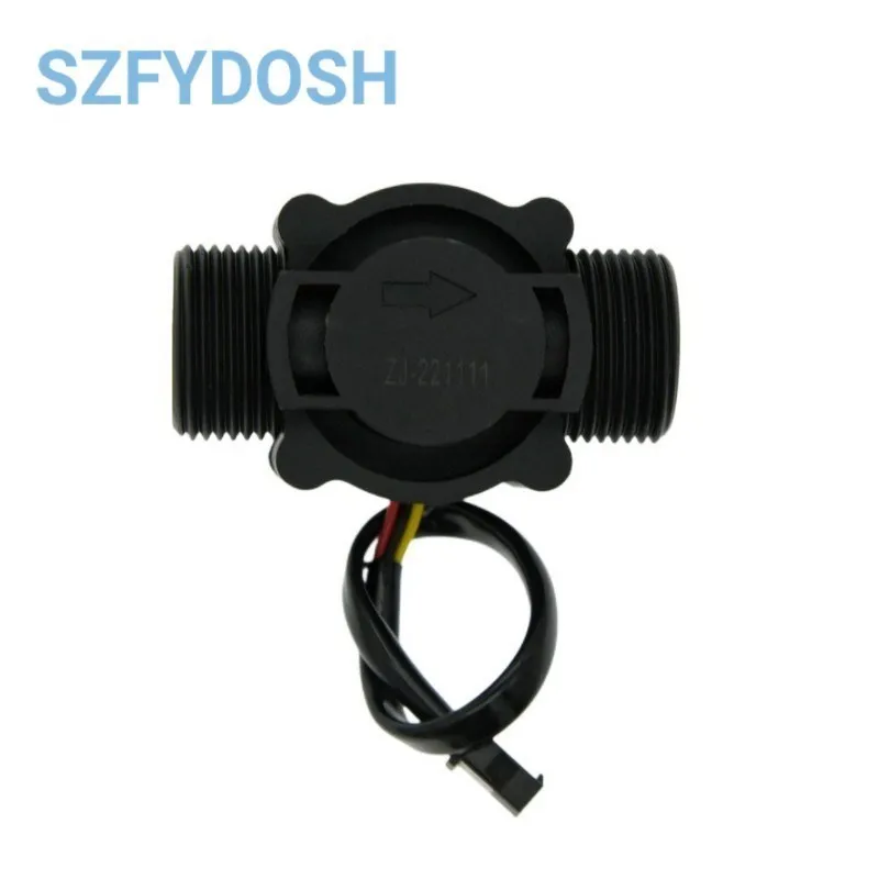 Water Flow Sensor Counter Meter FS300A 1-60L/min G3/4 DC 5-24V