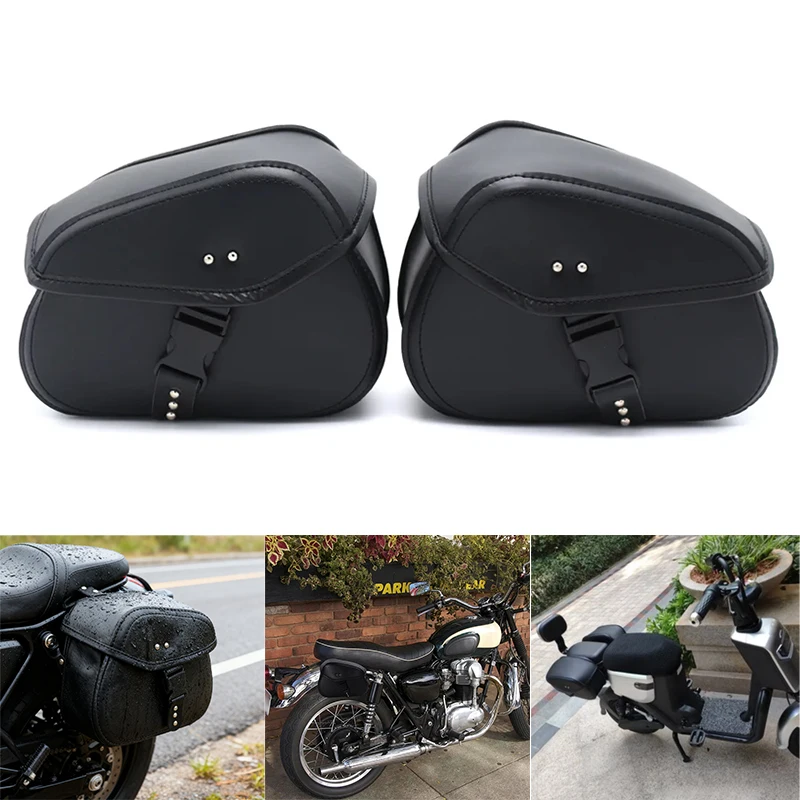 

Universal Motorcycle Saddlebags Side Tool Pouch Luggage Storage Bags Saddle Bags For Honda Yamaha Suzuki Harley Backseat Bag