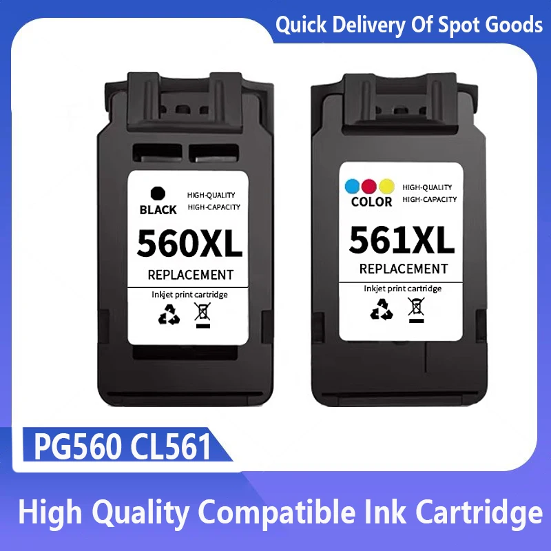 PG560 PG560XL PG-560 PG 560 CL 561 Compatible Ink Cartridge for Canon Pixma TS5350 TS7450 TS5351 TS5352 TS5353 TS7451 Printer