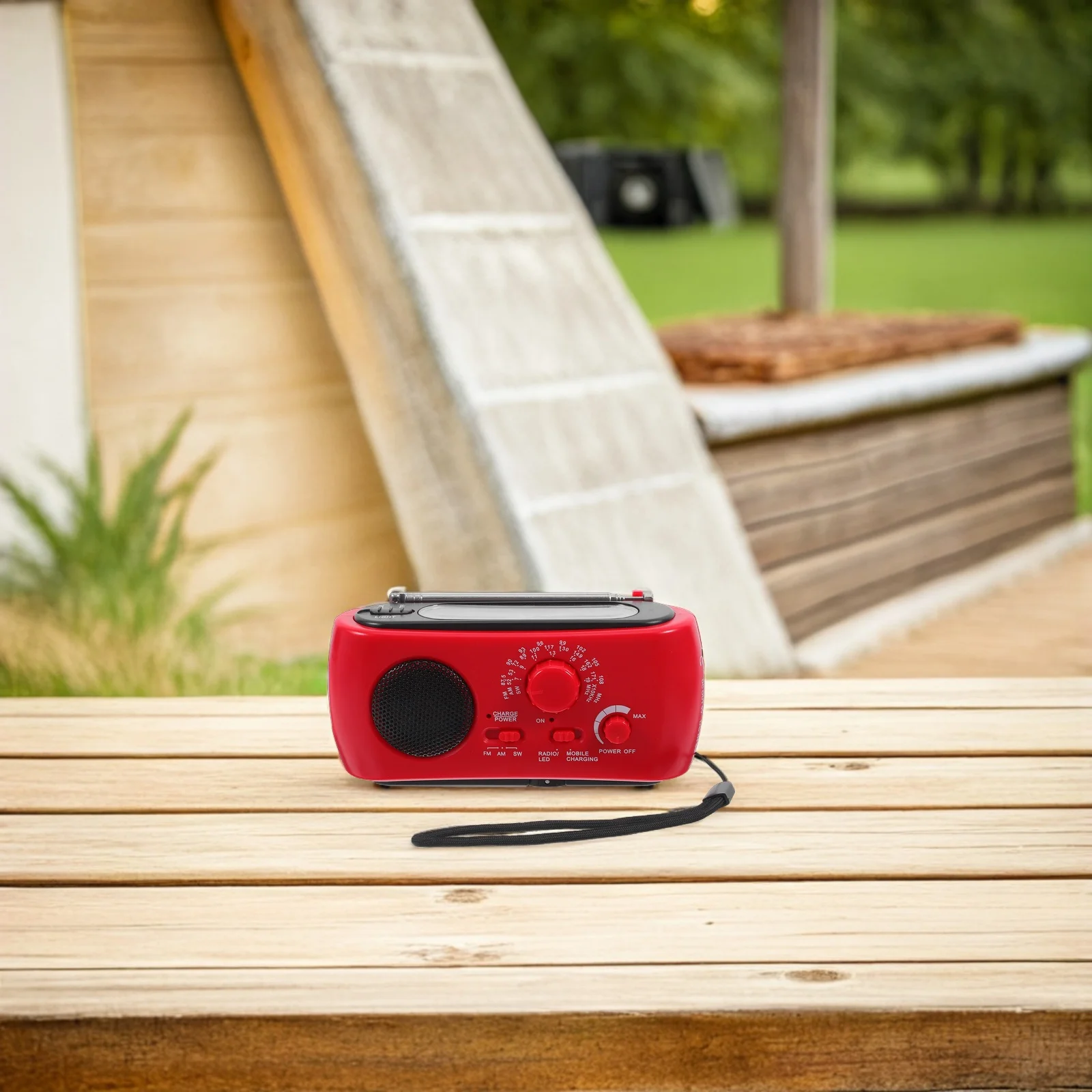 

Portable Solar Hand Crank Emergency Radio Compact Multi-Band Weather Radio for Camping Hiking Survival Outdoor Use