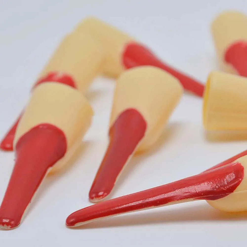 Criativo fantasma zumbi bruxa dedo conjunto dedos longos decorações halloween dedos falsos pvc assustador fantasma garra prop cosplay