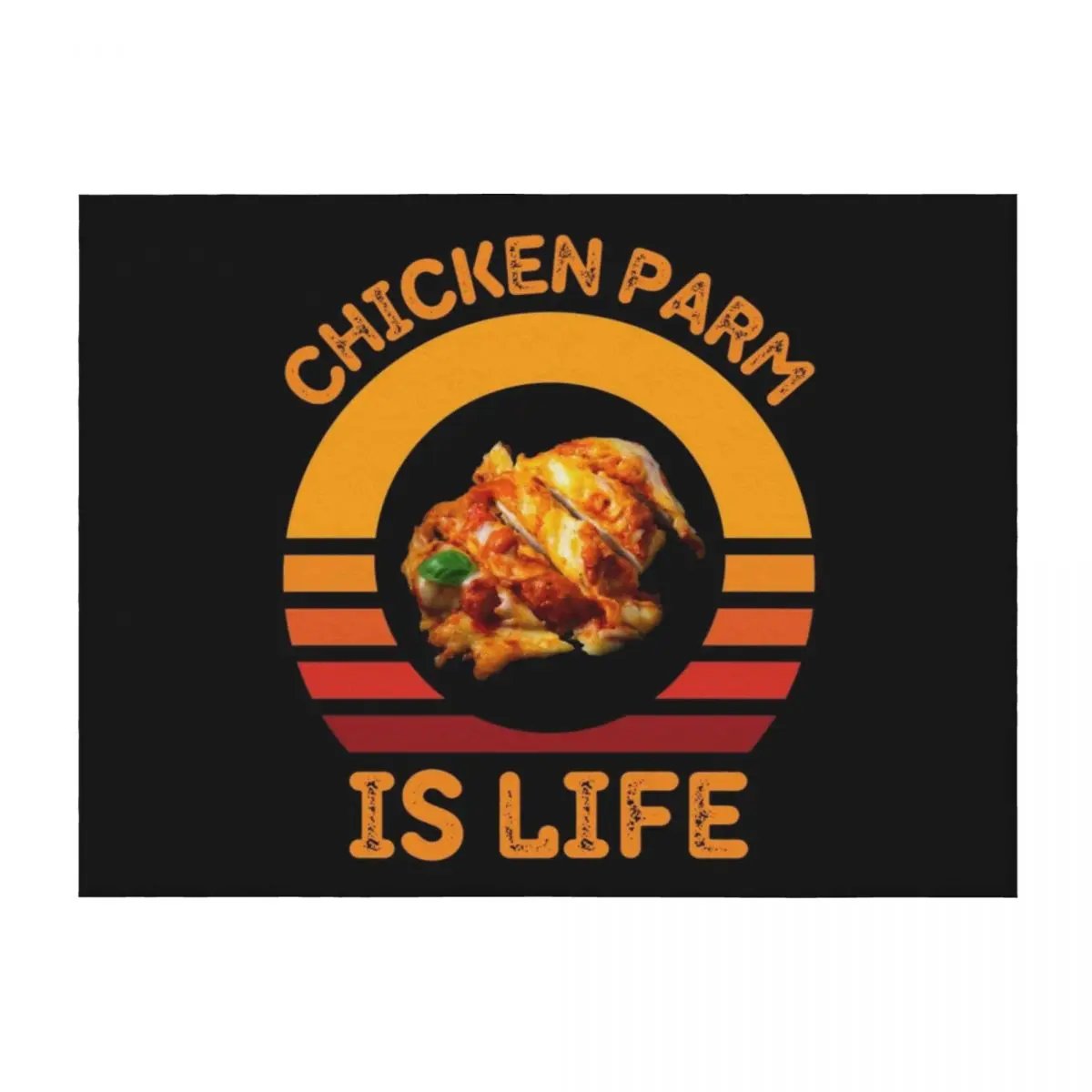 

Chicken Parm is Life Parmigiana Italian Food Lover Throw Blanket Summer Beddings valentine gift ideas Shaggy Comforter Blankets