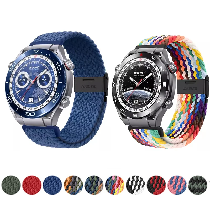 

Nylon Woven Strap for HUAWEI WATCH Ultimate /Bracelet Replacement Watchband For Huawei GT5 Pro /22mm Wristband for Gt3 GT2 46mm