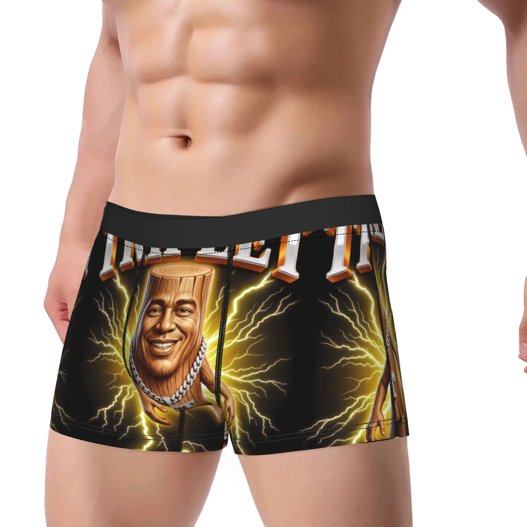 Triplet Tung Sahur TTT Funny Internet Meme Boxer Shorts 3D Pouch Underwear Hot Sale Pattern Shorts Briefs Men Panties Plus Size