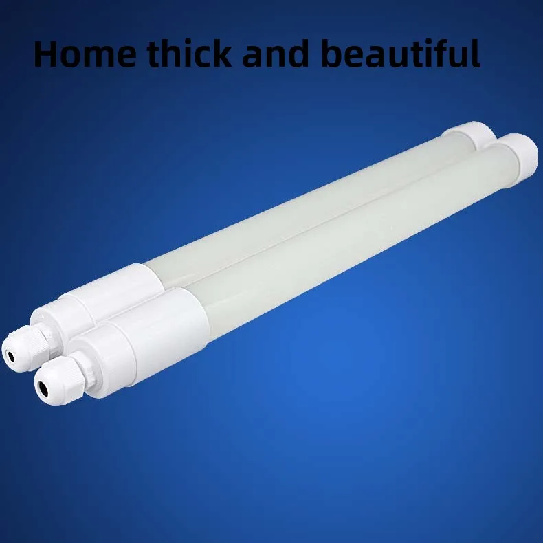 T8 LED Daylight Tube Full Plastic Housing with Waterproof Plug Kit Injection Molded PC Material Daylight Color Split Design