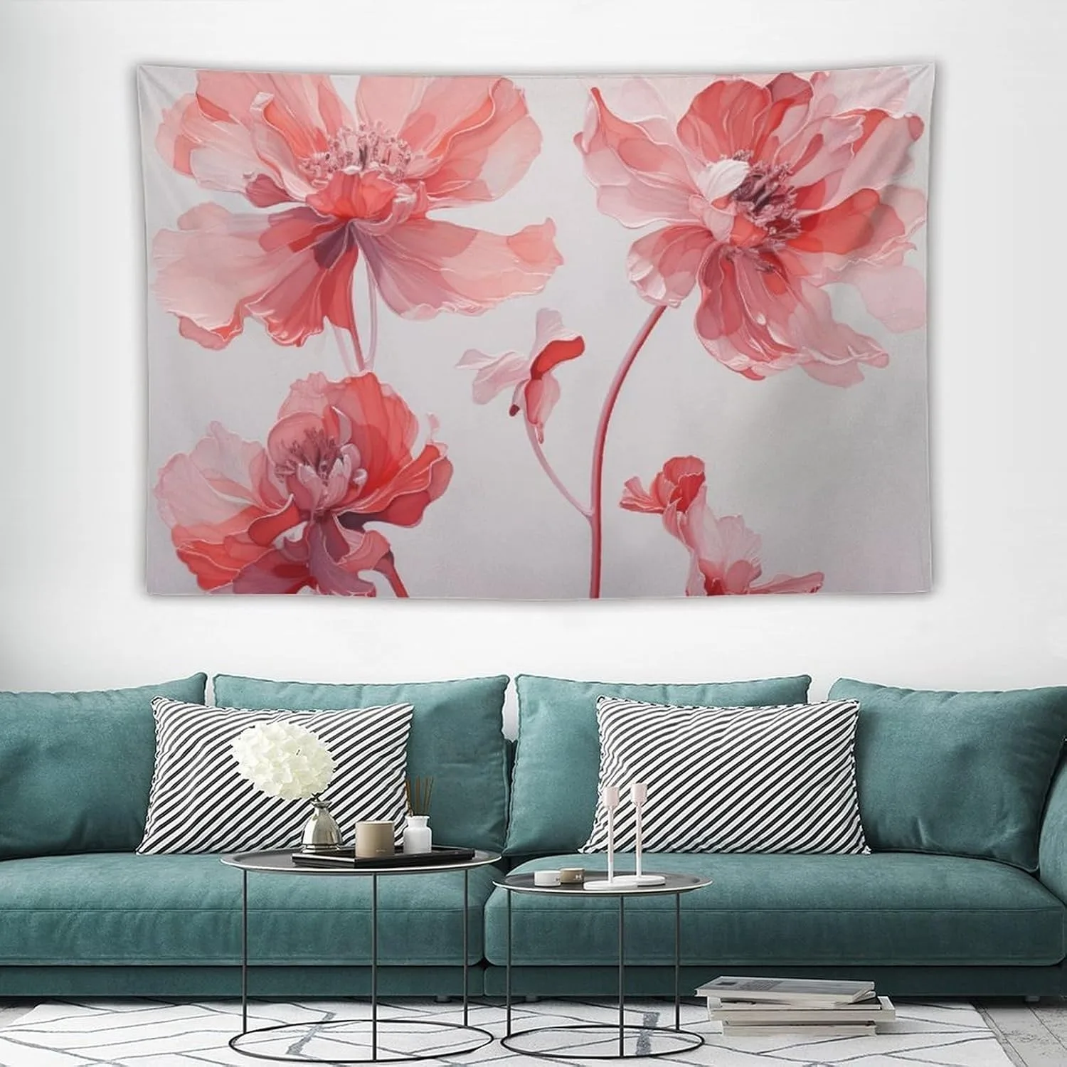 1-peca-rosa-flor-aquarela-rosa-flor-tapecaria-tecido-de-poliester-lavavel-a-maquina-adequado-para-quarto-sala-de-estar