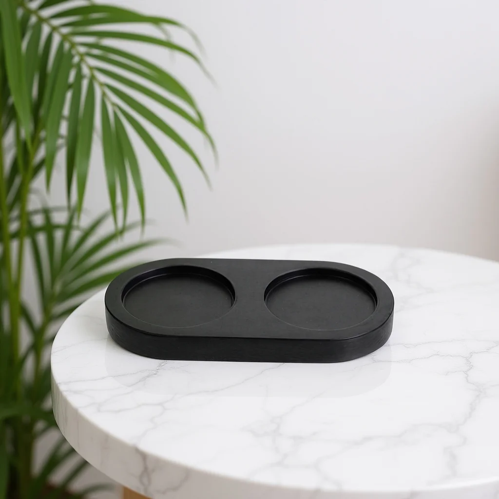 

Wood Pepper Tray Stable Smooth Surface Multifunctional Pepper Rest Condiment Holder for Kitchen Condiment Tray