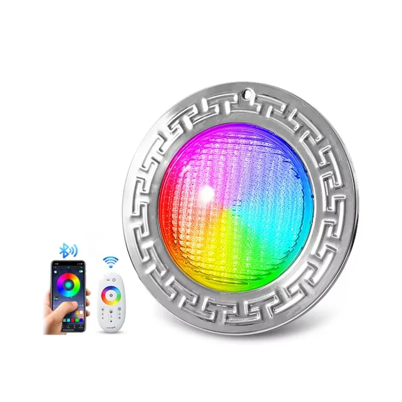 

New Design 6 Inches 12V 316SS Resin Filling LED Pool Lights Fixture White Color Changing LED Pool Lights for Pentair Replacement