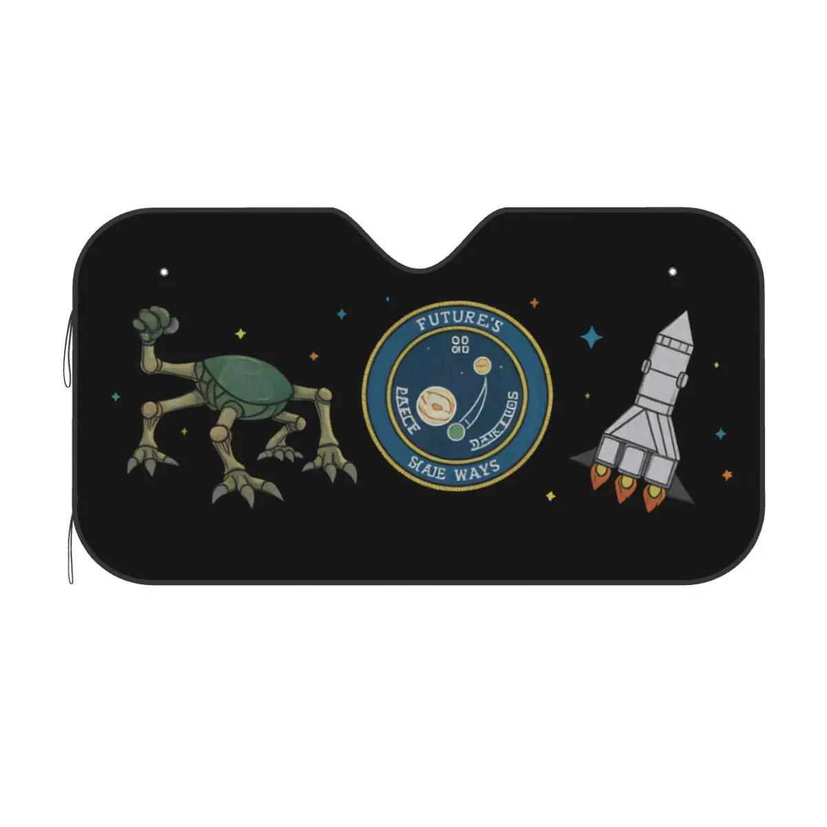 

140x75CM Large Car Windshield Sun Shade Project Hail Mary Folding Heat Protection Sunshade Cover Front Window Shade for Cars