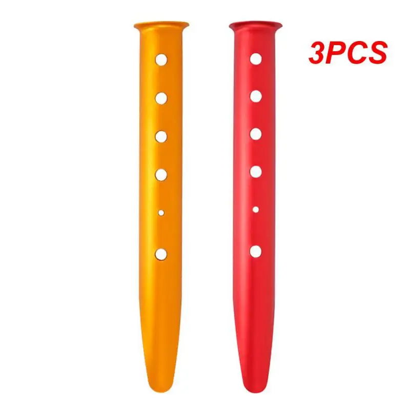 3PCS 23cm 31cm Alloy Camping Awning Shelter Canopy Tent Sand Snow Ground Pegs Hook Nail Pins