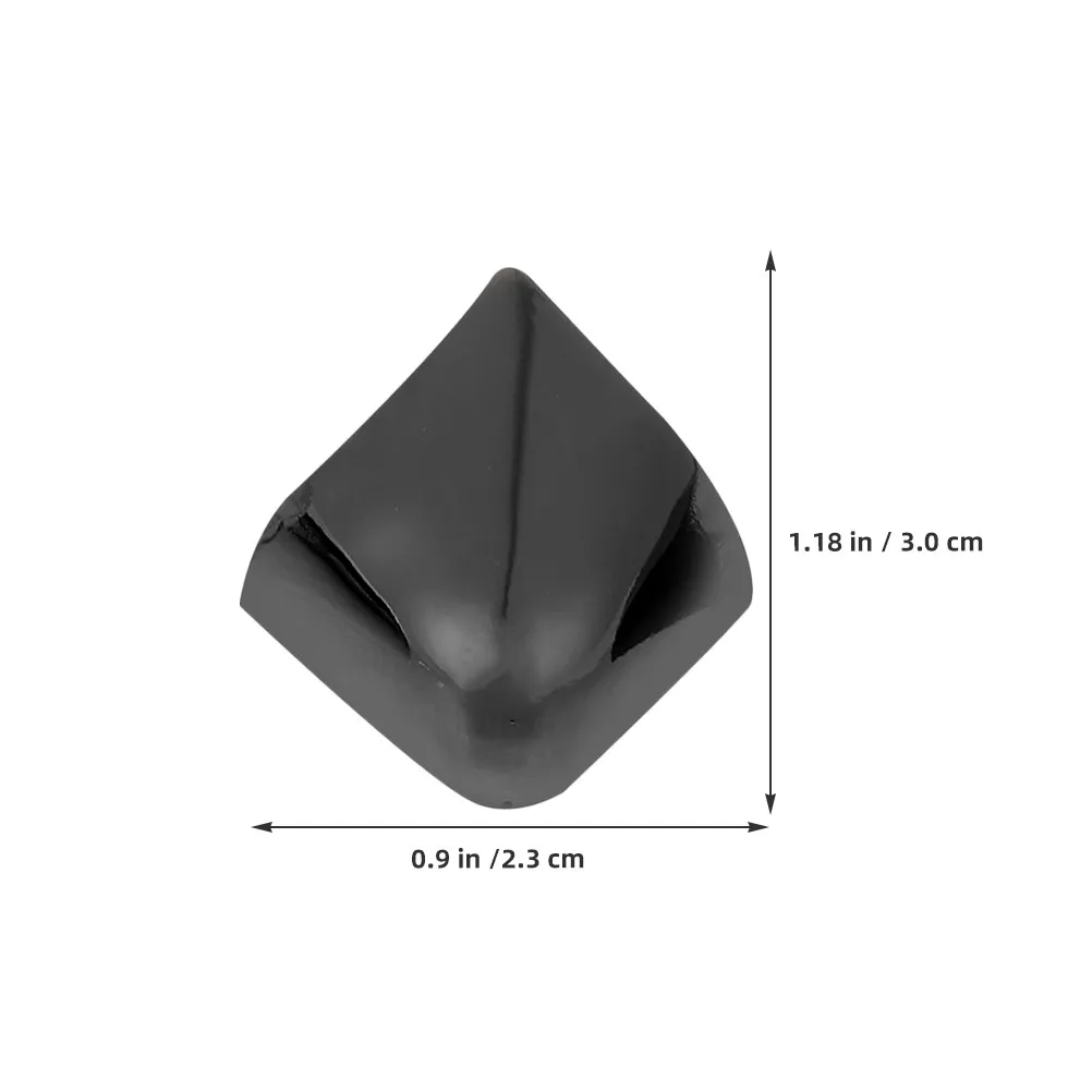 4Pairs High Heels Tip Protectors Metal Shoe Cap Covers Anti-Scratch Shoe Front Protector for Pointed Shoes Elegant Occasion